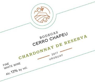 Label Cerro Chapeu Reservas_Chardonnay 2017