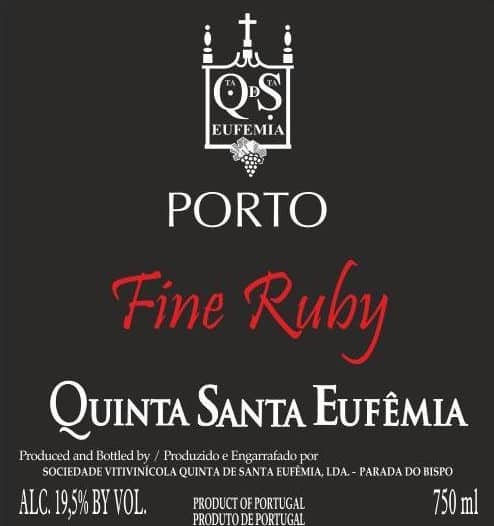 Label only Sta Eufemia Fine Ruby